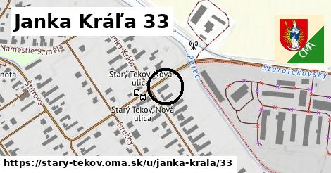 Janka Kráľa 33, Starý Tekov