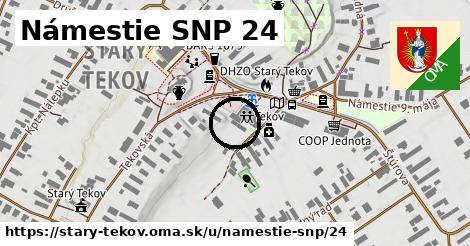 Námestie SNP 24, Starý Tekov