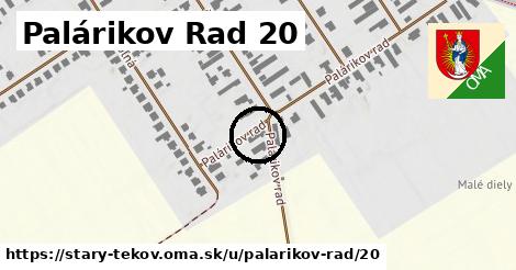 Palárikov Rad 20, Starý Tekov