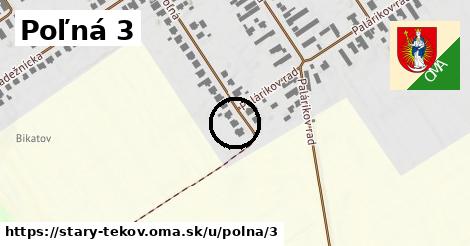 Poľná 3, Starý Tekov