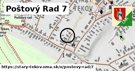 Poštový Rad 7, Starý Tekov