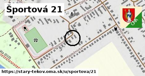 Športová 21, Starý Tekov