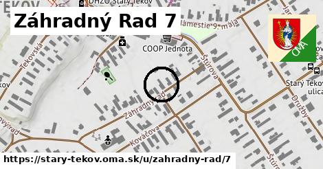 Záhradný Rad 7, Starý Tekov