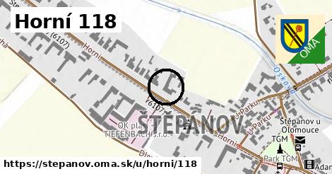 Horní 118, Štěpánov