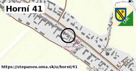 Horní 41, Štěpánov