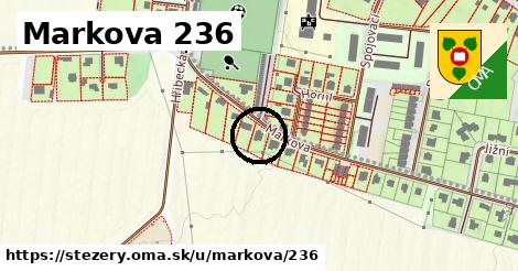 Markova 236, Stěžery