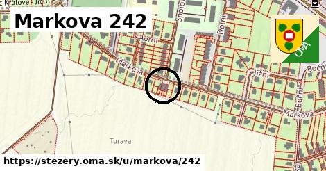 Markova 242, Stěžery