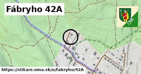 Fábryho 42A, Štitáre