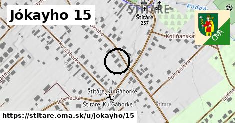 Jókayho 15, Štitáre