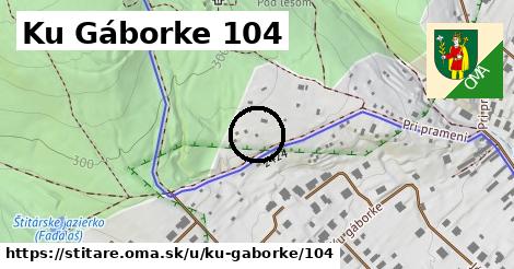 Ku Gáborke 104, Štitáre