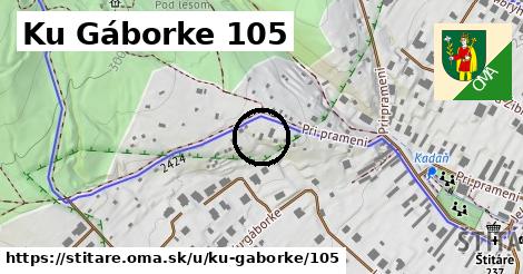 Ku Gáborke 105, Štitáre