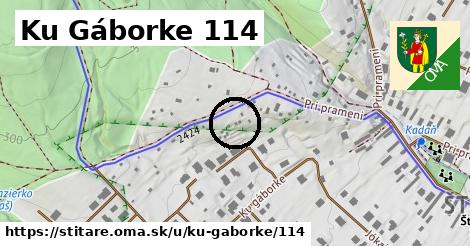 Ku Gáborke 114, Štitáre