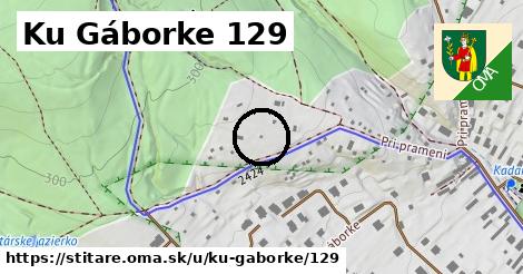 Ku Gáborke 129, Štitáre