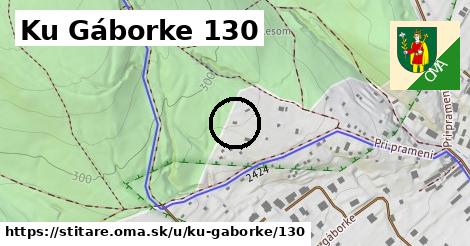 Ku Gáborke 130, Štitáre