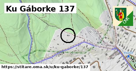 Ku Gáborke 137, Štitáre