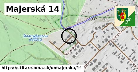 Majerská 14, Štitáre