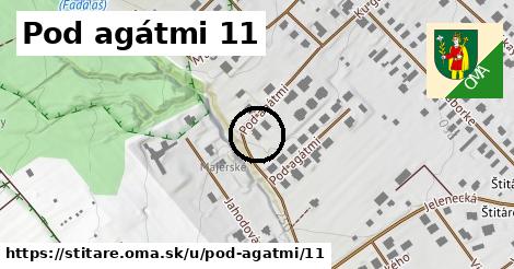 Pod agátmi 11, Štitáre