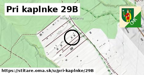 Pri kaplnke 29B, Štitáre