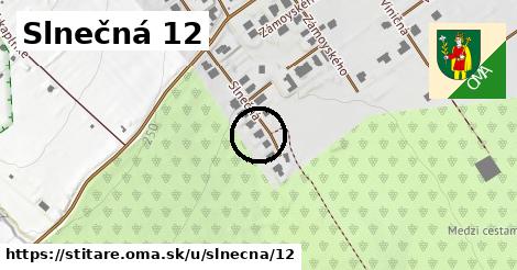 Slnečná 12, Štitáre