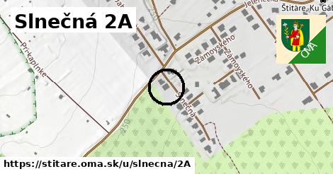 Slnečná 2A, Štitáre