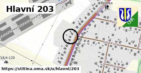 Hlavní 203, Štítina