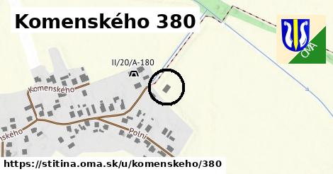 Komenského 380, Štítina