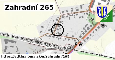 Zahradní 265, Štítina