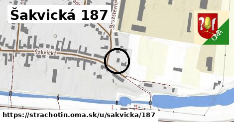 Šakvická 187, Strachotín