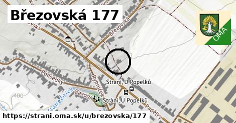 Březovská 177, Strání
