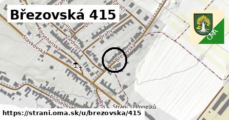 Březovská 415, Strání