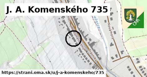 J. A. Komenského 735, Strání