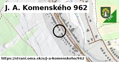 J. A. Komenského 962, Strání