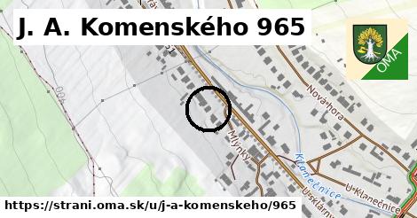 J. A. Komenského 965, Strání