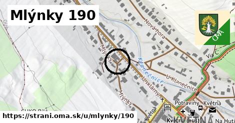 Mlýnky 190, Strání