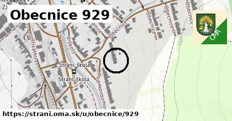 Obecnice 929, Strání