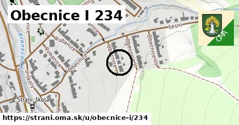 Obecnice I 234, Strání