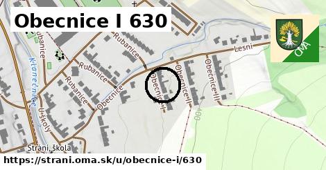 Obecnice I 630, Strání