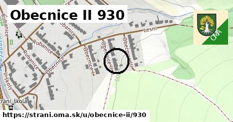 Obecnice II 930, Strání