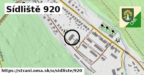 Sídliště 920, Strání