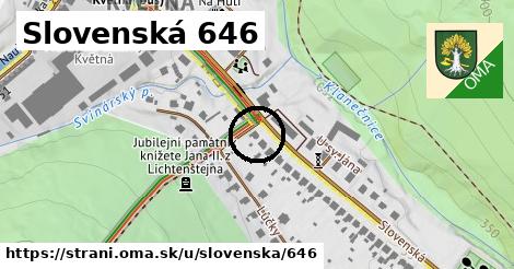 Slovenská 646, Strání