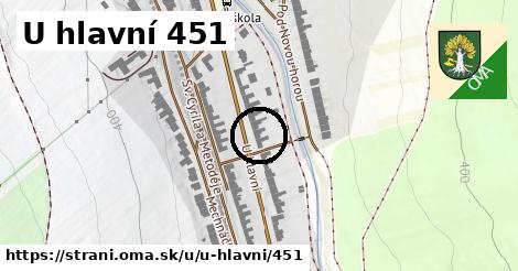 U hlavní 451, Strání