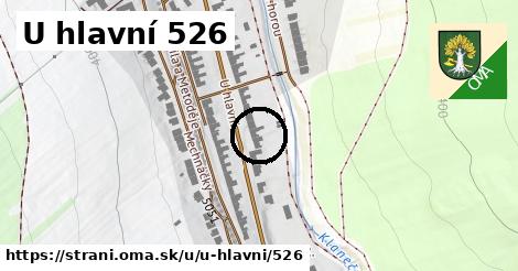 U hlavní 526, Strání