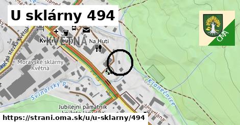 U sklárny 494, Strání