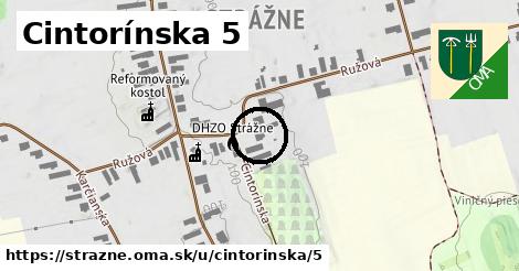 Cintorínska 5, Strážne