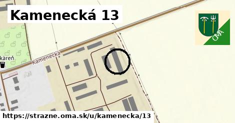 Kamenecká 13, Strážne