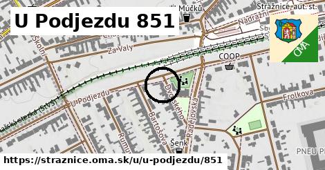 U Podjezdu 851, Strážnice