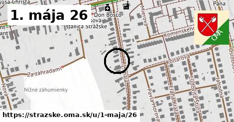 1. mája 26, Strážske