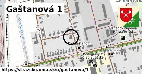 Gaštanová 1, Strážske