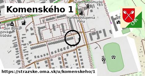 Komenského 1, Strážske