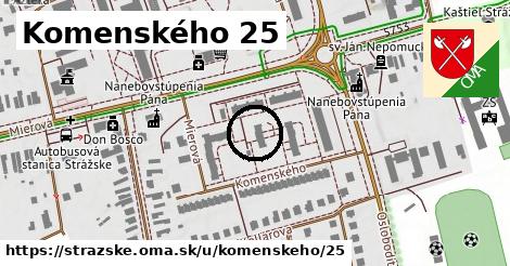 Komenského 25, Strážske